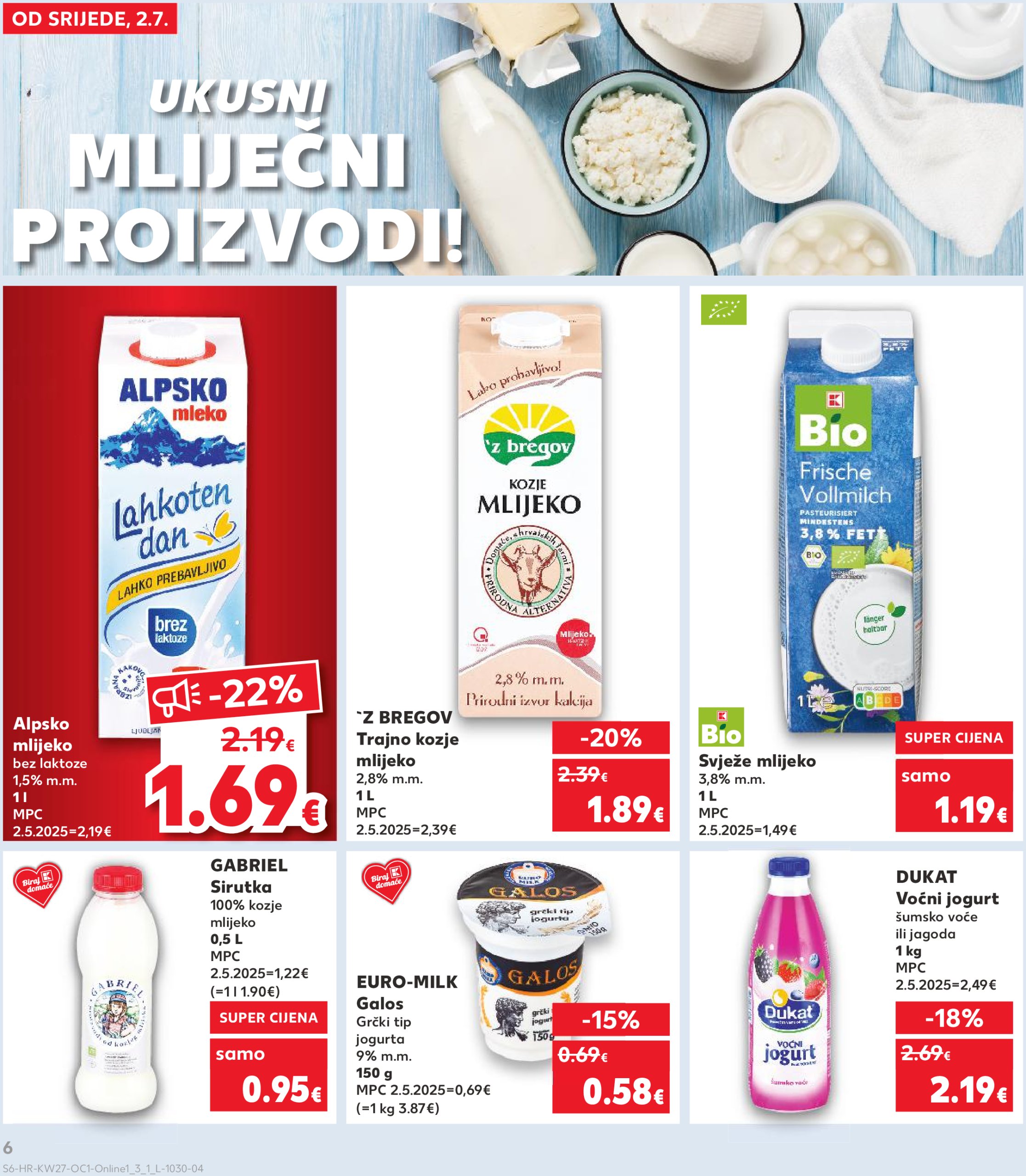 kaufland - Prelistajte katalog Kaufland - Želiš još bogatiju ponudu, vrijedi od 02.07. do 08.07. - page: 6