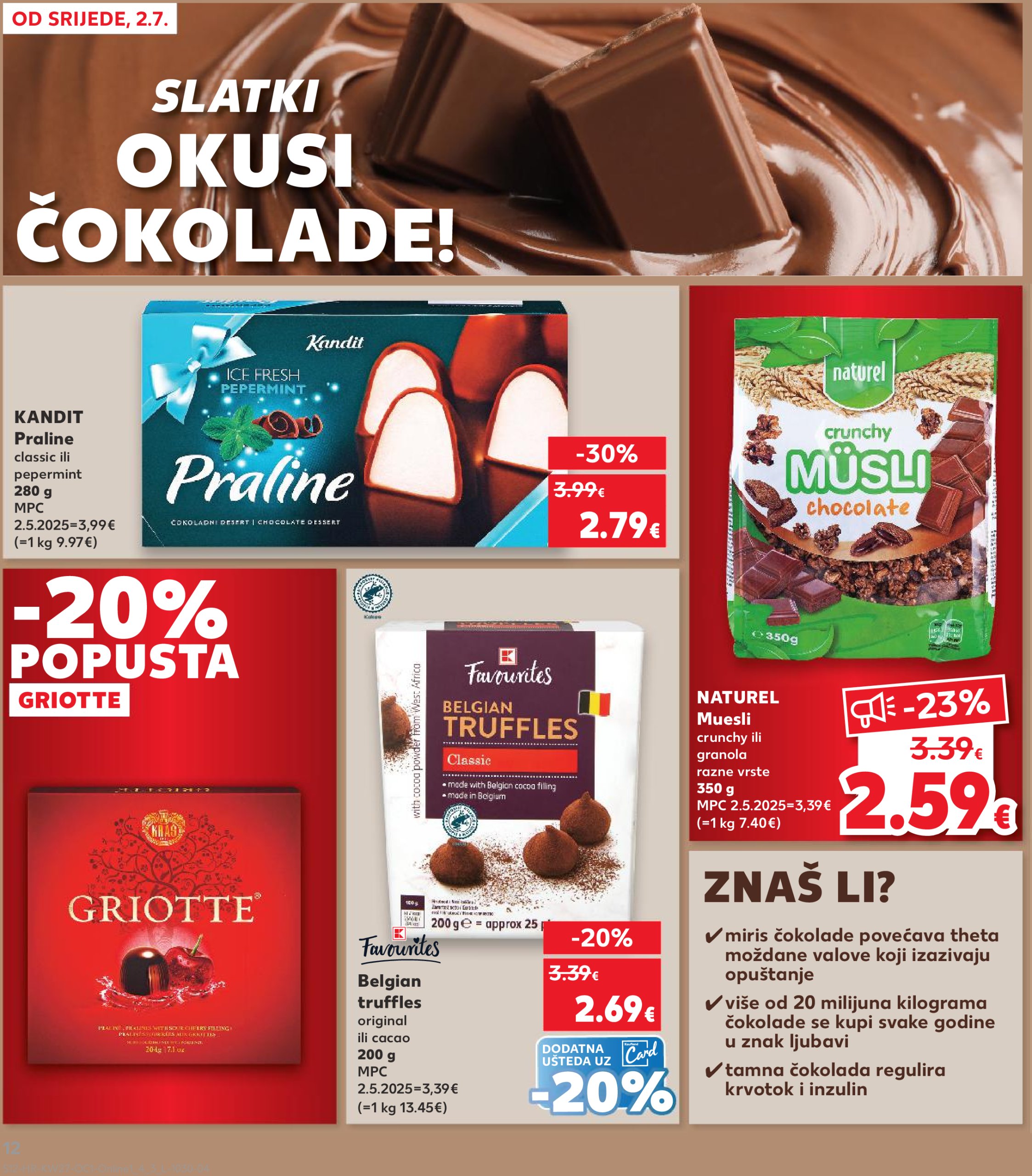 kaufland - Prelistajte katalog Kaufland - Želiš još bogatiju ponudu, vrijedi od 02.07. do 08.07. - page: 12