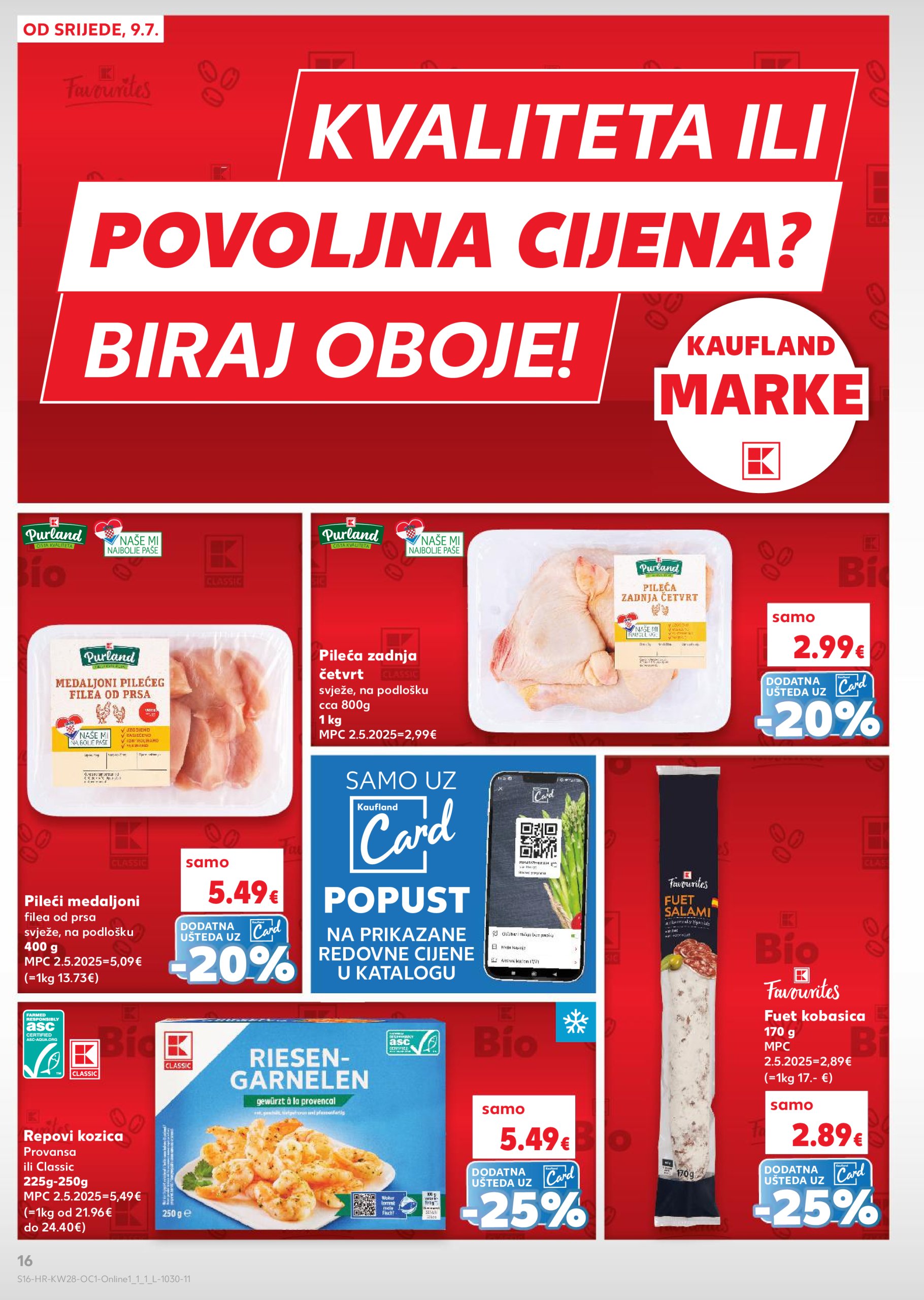 kaufland - Prelistajte katalog Kaufland - Želiš još bogatiju ponudu, vrijedi od 09.07. do 15.07. - page: 16