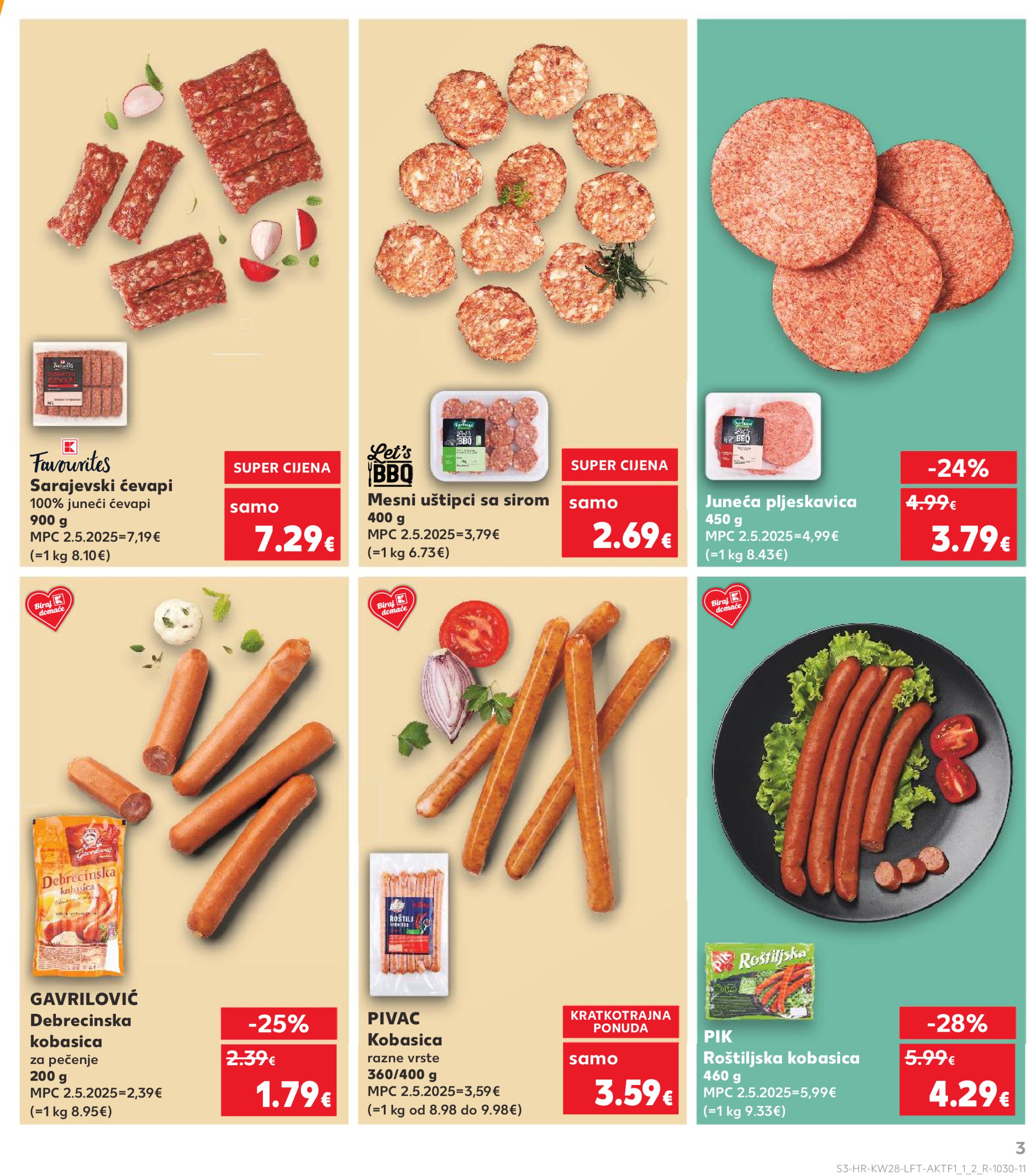 kaufland - Prelistajte katalog Kaufland, vrijedi od 09.07. do 15.07. - page: 3 kaufland - Prelistajte katalog Kaufland, vrijedi od 09.07. do 15.07. - page: 3