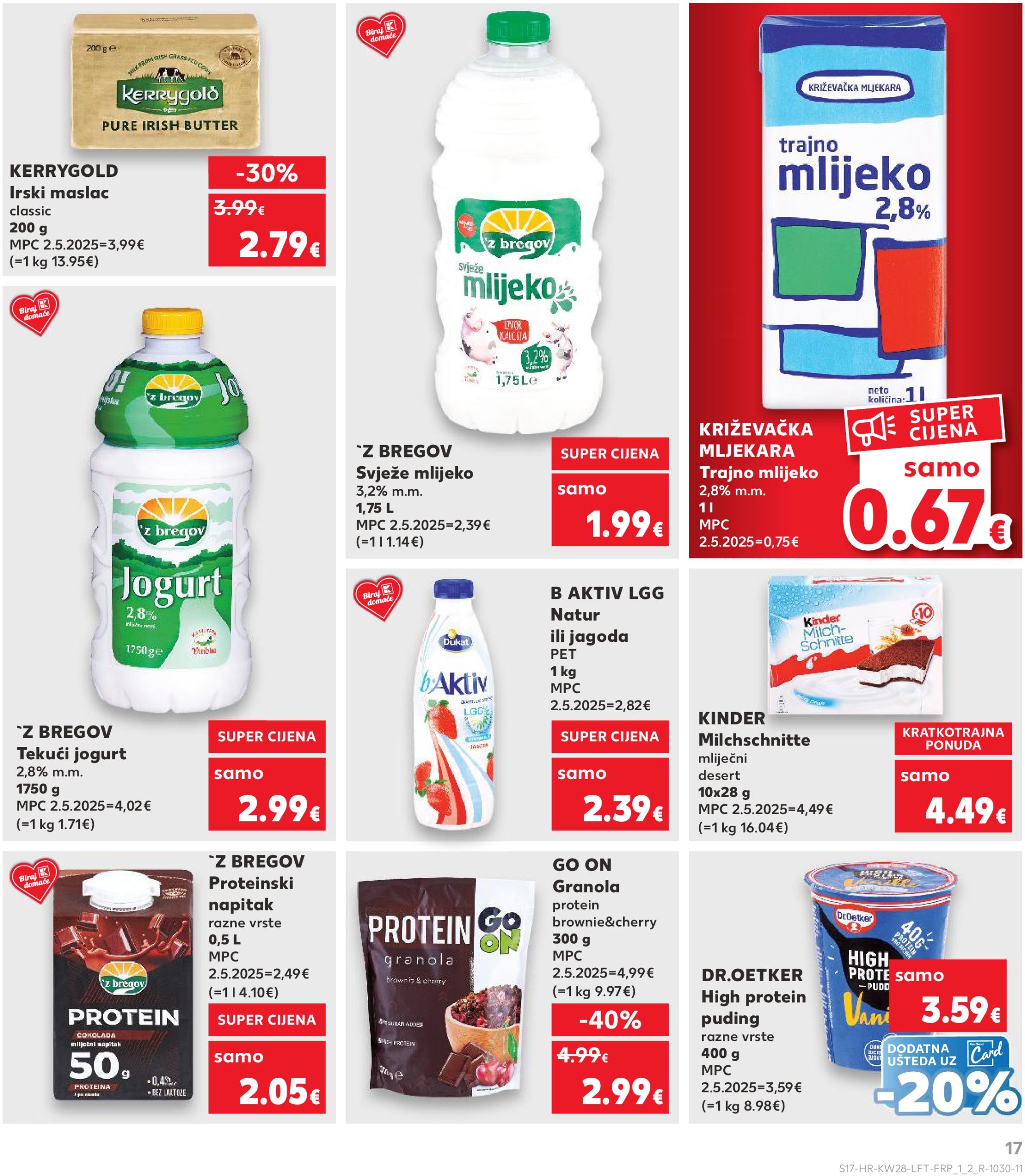 kaufland - Prelistajte katalog Kaufland, vrijedi od 09.07. do 15.07. - page: 17 kaufland - Prelistajte katalog Kaufland, vrijedi od 09.07. do 15.07. - page: 17