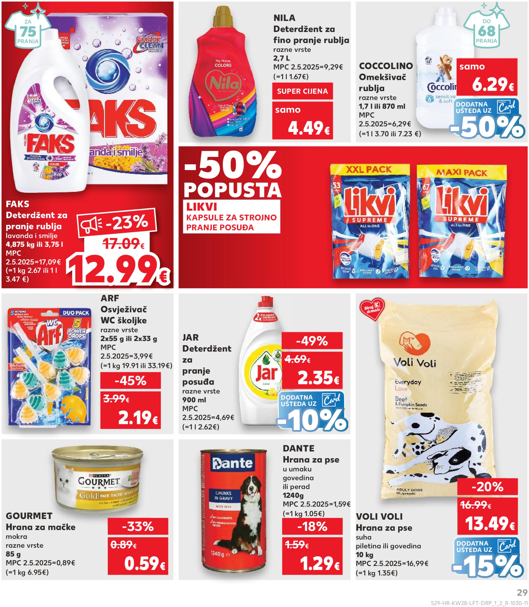 kaufland - Prelistajte katalog Kaufland, vrijedi od 09.07. do 15.07. - page: 29 kaufland - Prelistajte katalog Kaufland, vrijedi od 09.07. do 15.07. - page: 29