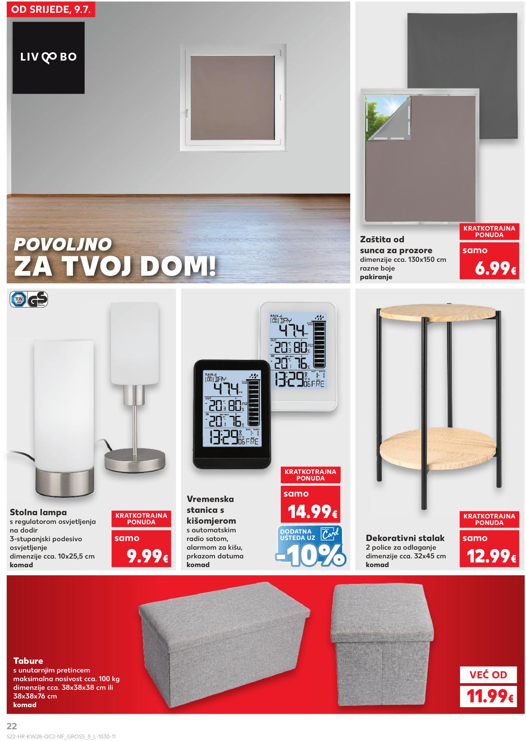 kaufland - Prelistajte katalog Kaufland - Neprehrambenih proizvoda, vrijedi od 09.07. do 15.07. - page: 22