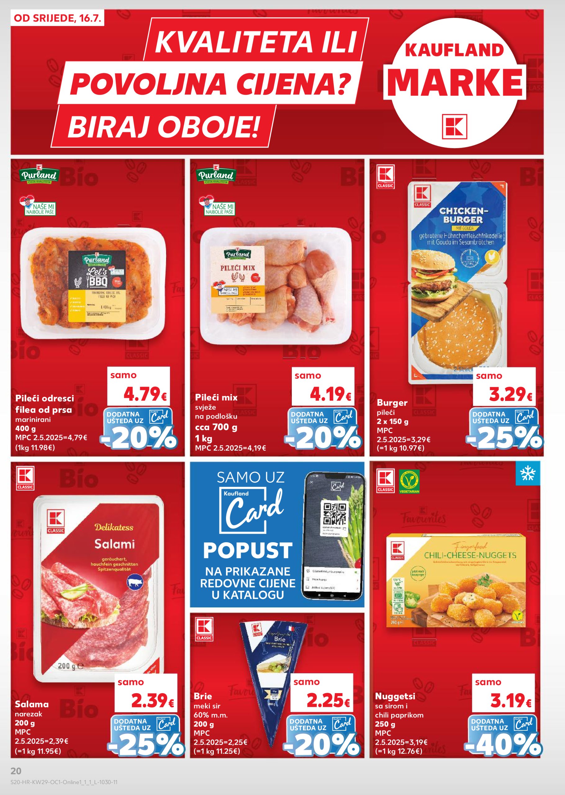 kaufland - Prelistajte katalog Kaufland - Želiš još bogatiju ponudu, vrijedi od 16.07. do 22.07. - page: 20