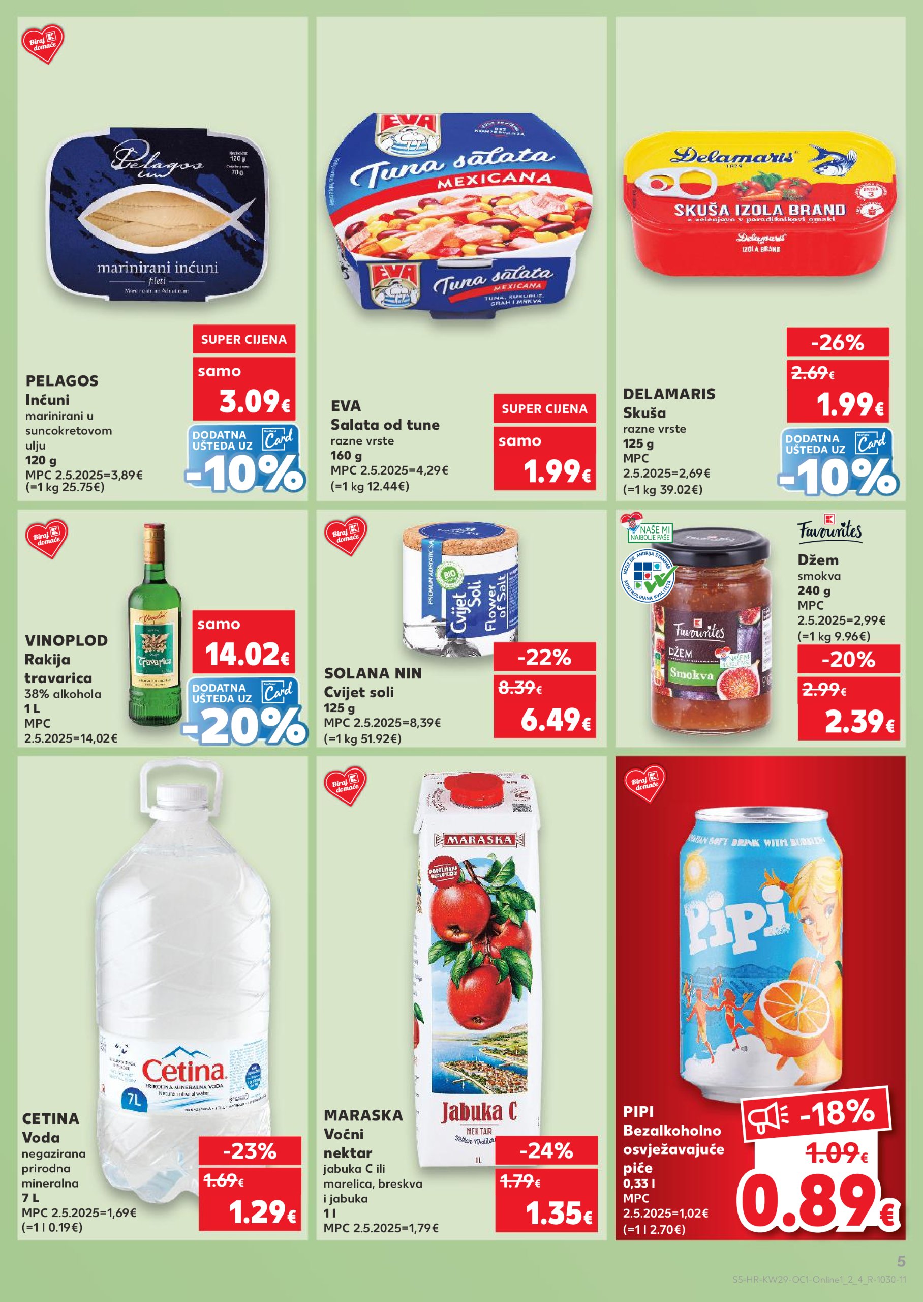 kaufland - Prelistajte katalog Kaufland - Želiš još bogatiju ponudu, vrijedi od 16.07. do 22.07. - page: 5