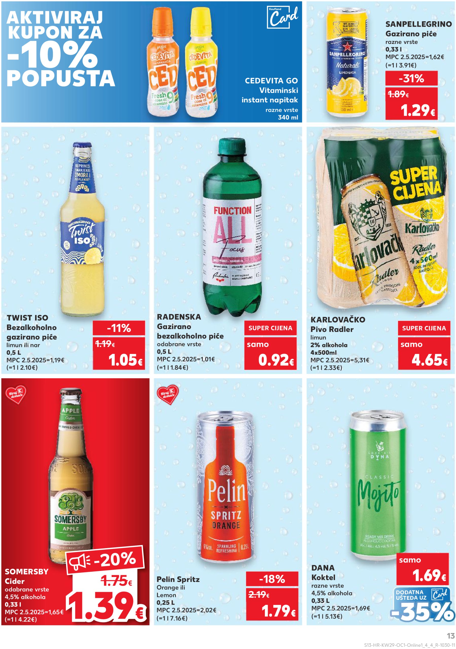 kaufland - Prelistajte katalog Kaufland - Želiš još bogatiju ponudu, vrijedi od 16.07. do 22.07. - page: 13