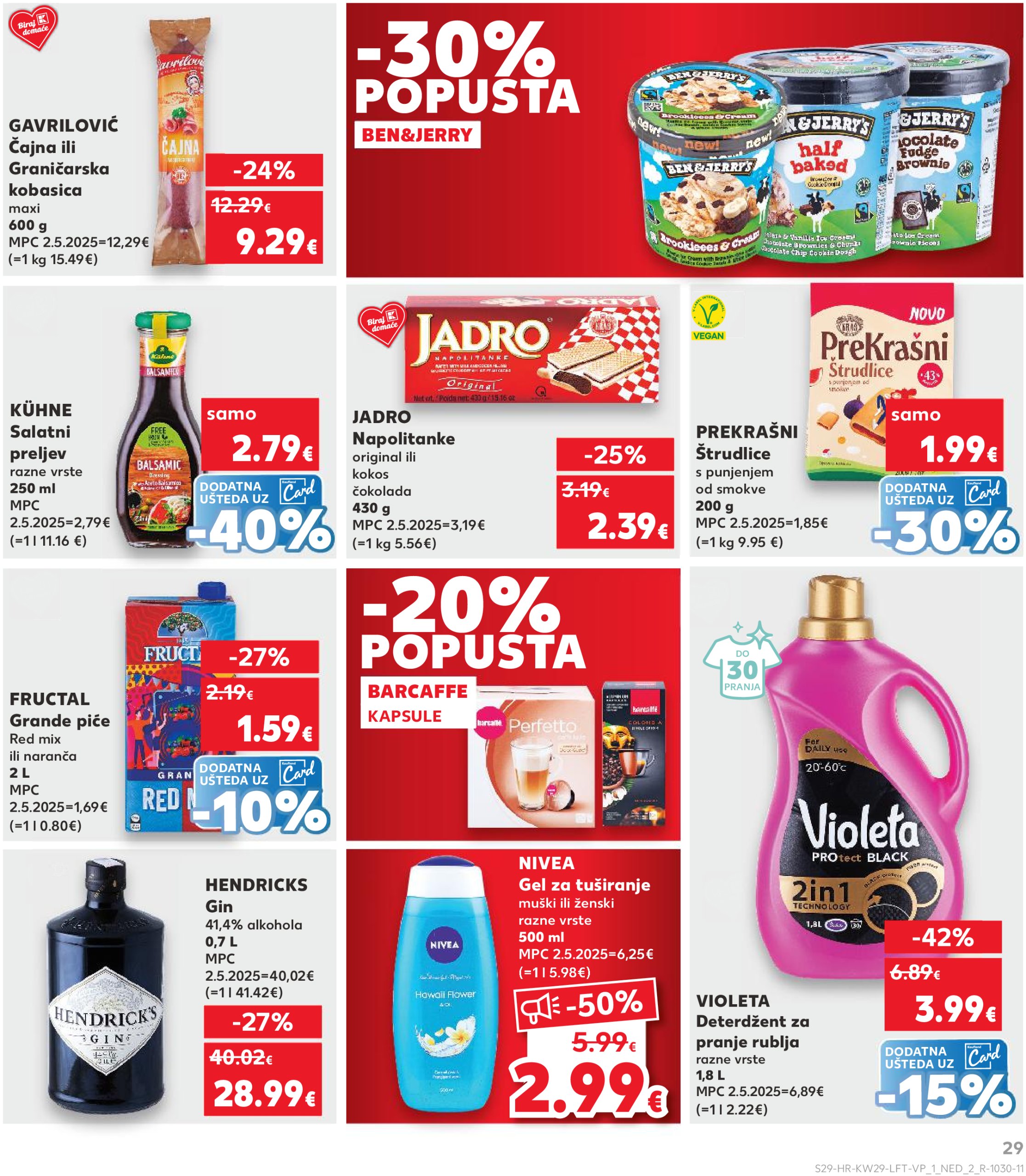 kaufland - Prelistajte katalog Kaufland, vrijedi od 16.07. do 22.07. - page: 29