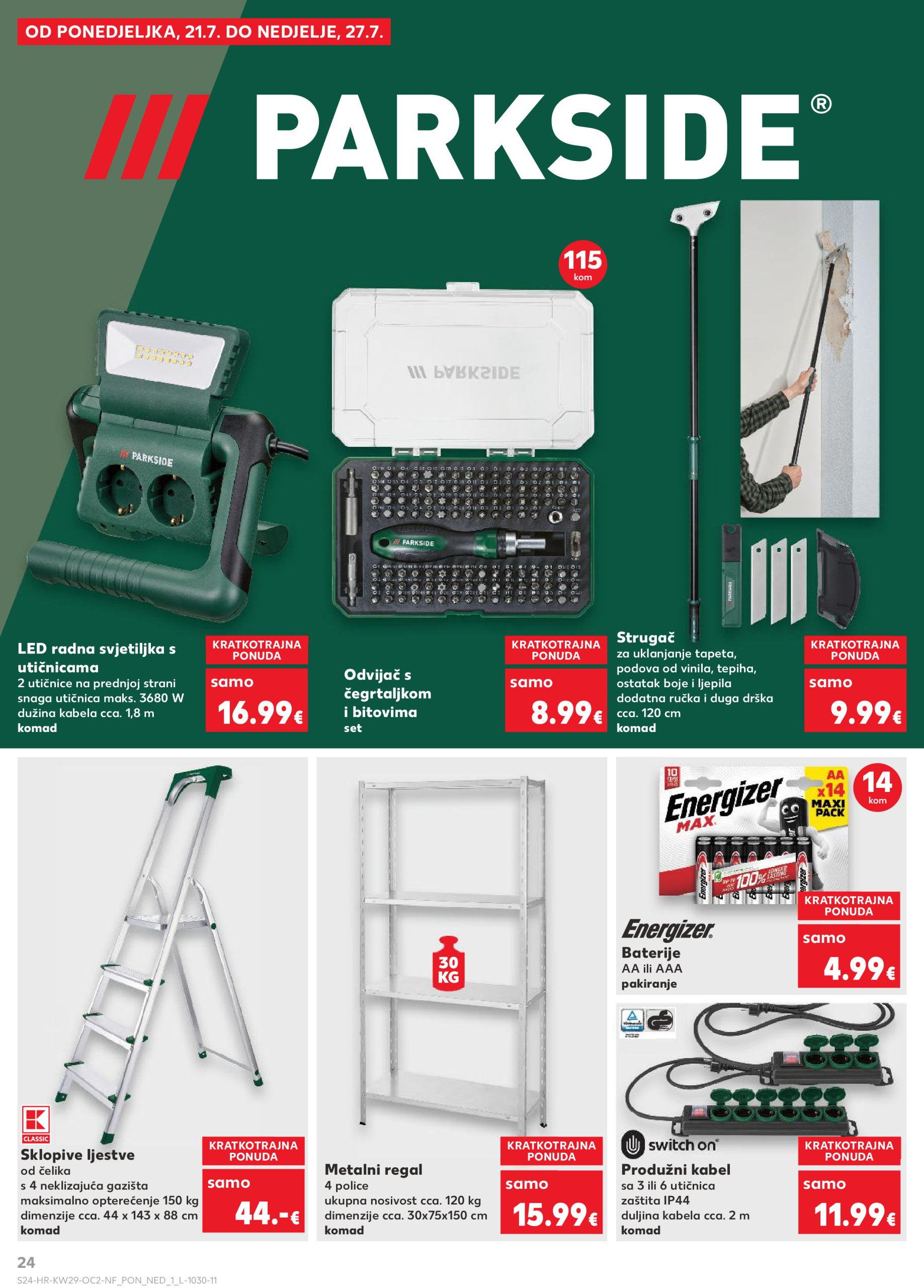 kaufland - Prelistajte katalog Kaufland - Neprehrambenih proizvoda, vrijedi od 16.07. do 22.07. - page: 24