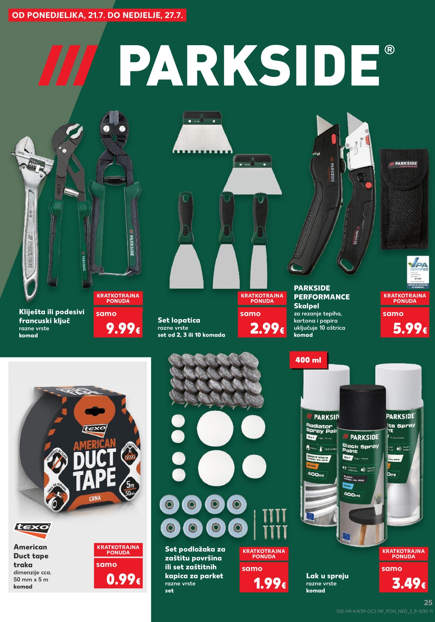 kaufland - Prelistajte katalog Kaufland - Neprehrambenih proizvoda, vrijedi od 16.07. do 22.07. - page: 25