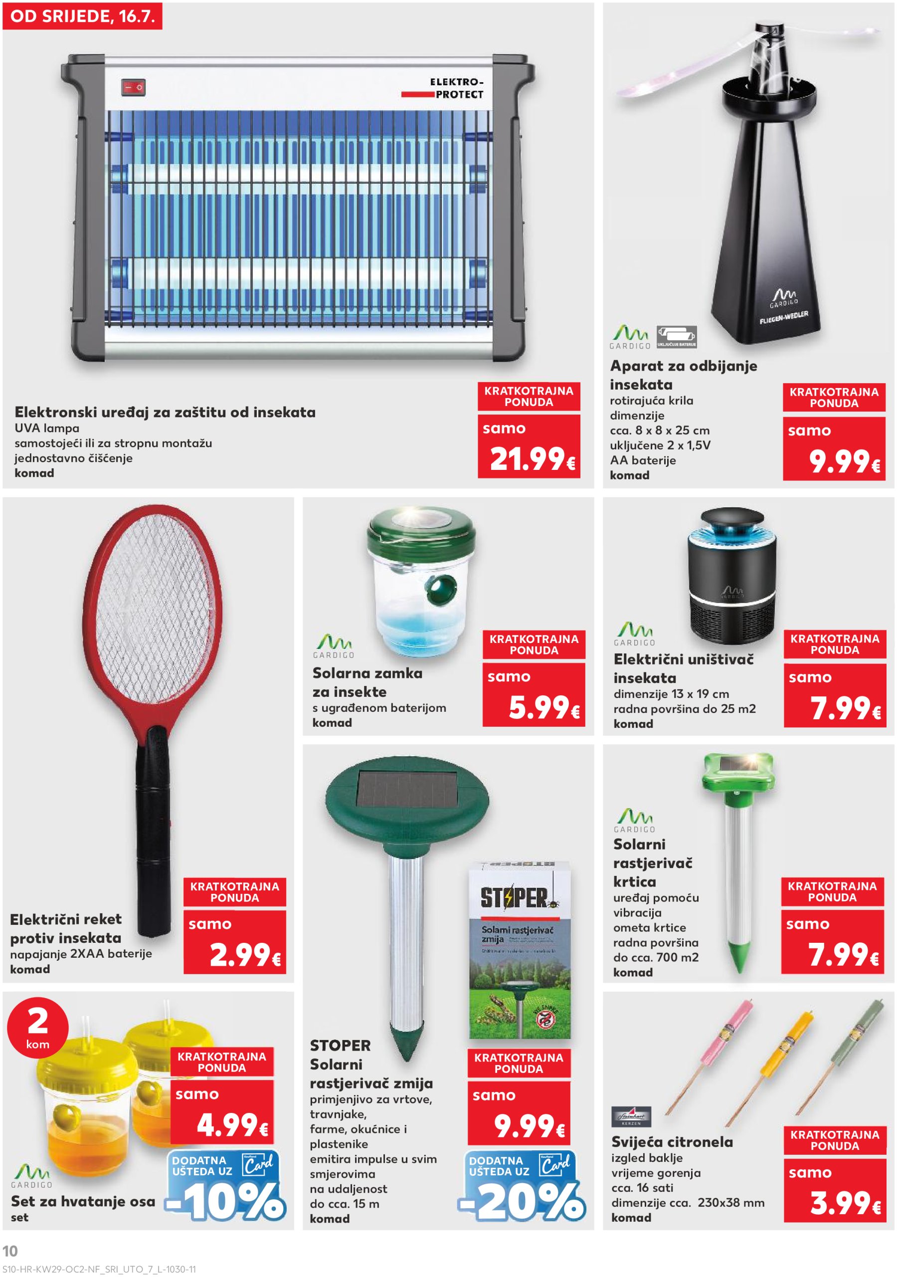 kaufland - Prelistajte katalog Kaufland - Neprehrambenih proizvoda, vrijedi od 16.07. do 22.07. - page: 10