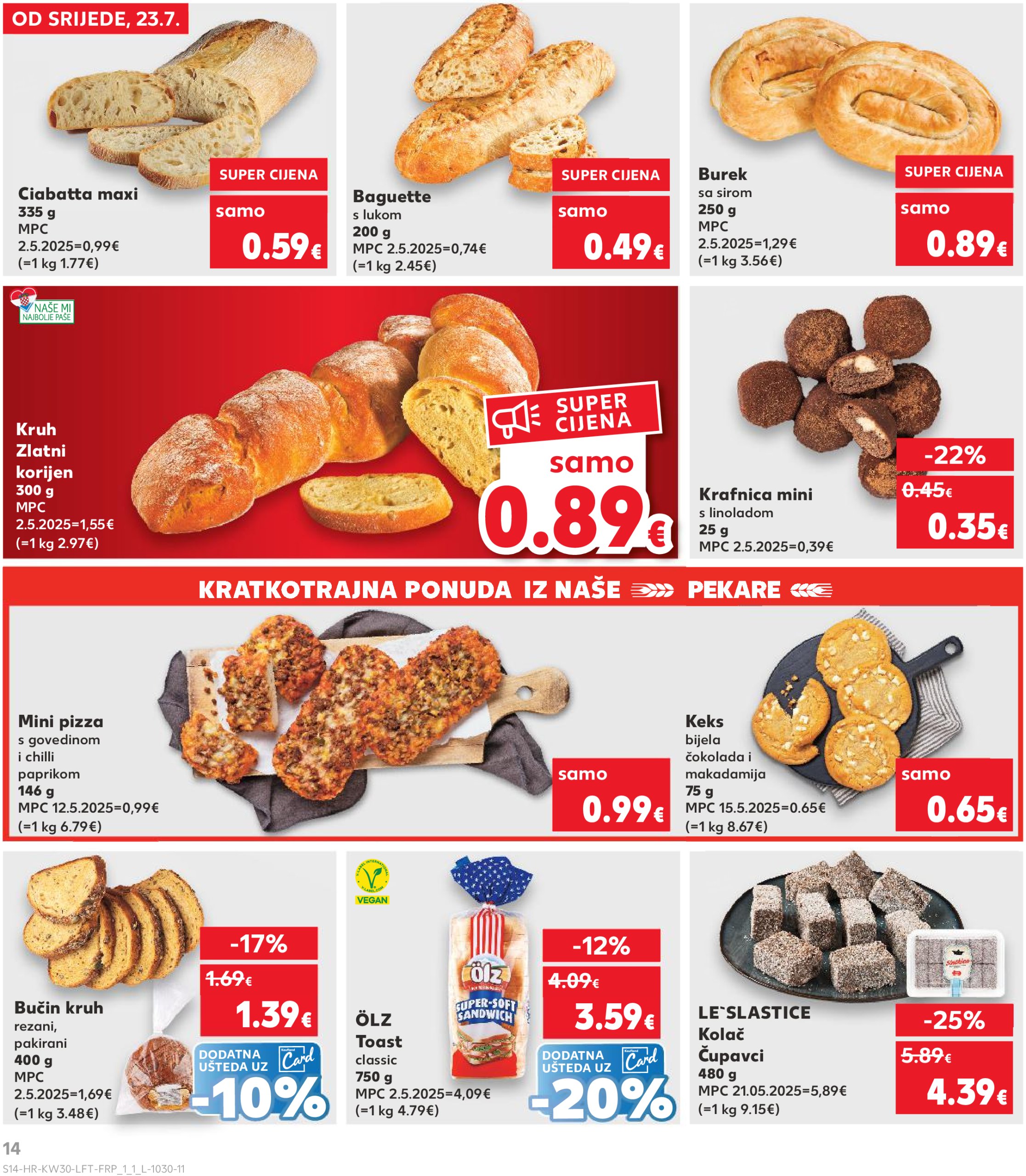 kaufland - Prelistajte katalog Kaufland, vrijedi od 23.07. do 29.07. - page: 14