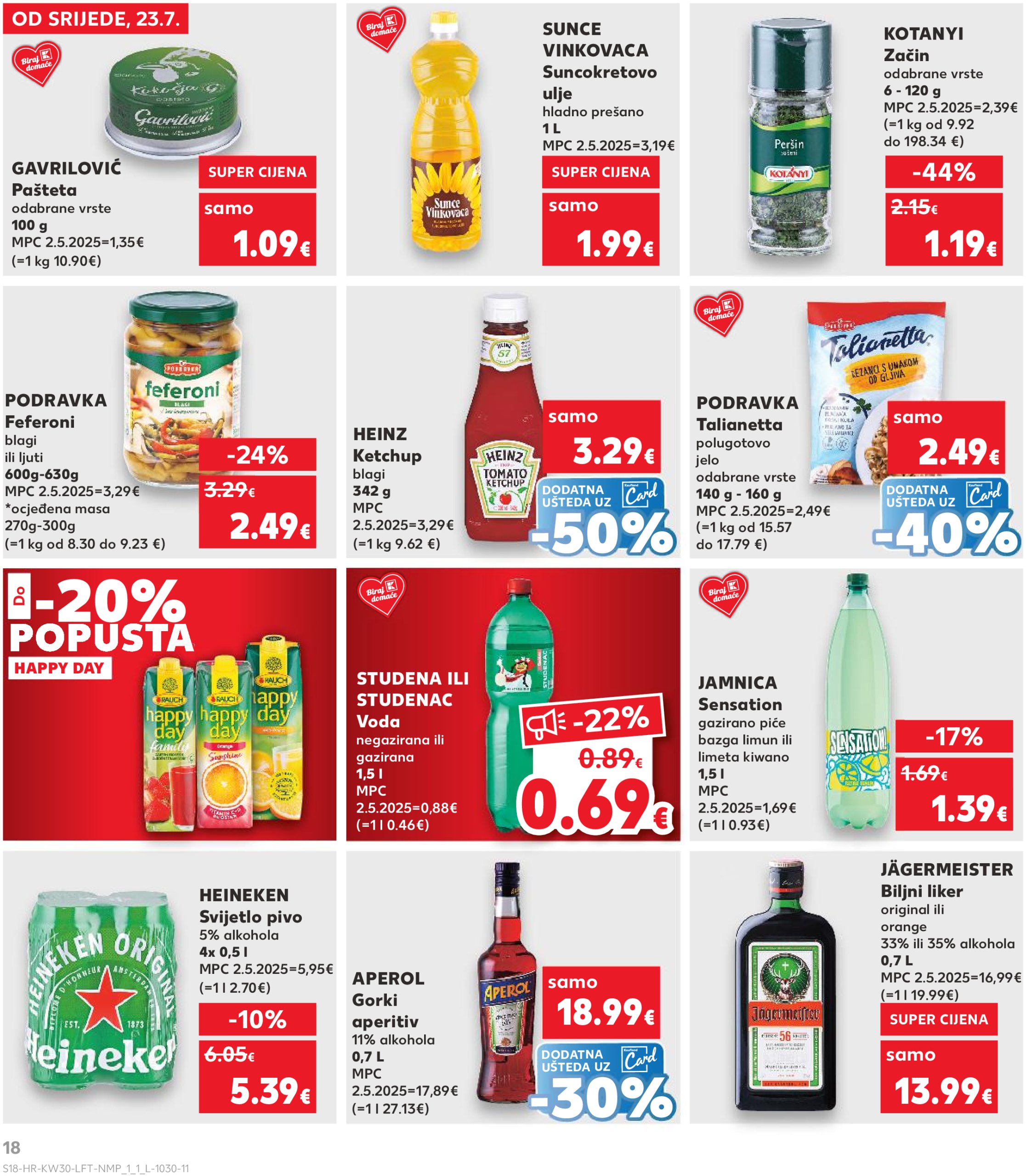 kaufland - Prelistajte katalog Kaufland, vrijedi od 23.07. do 29.07. - page: 18
