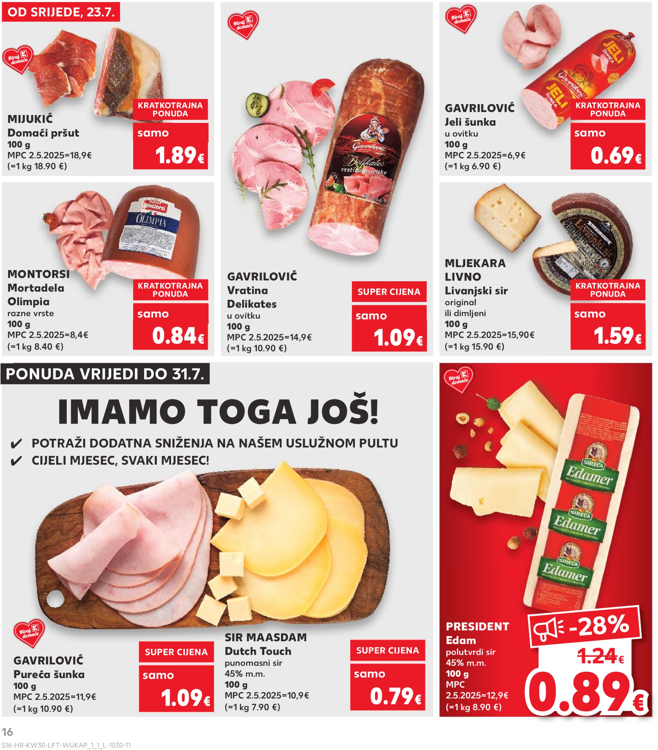 kaufland - Prelistajte katalog Kaufland, vrijedi od 23.07. do 29.07. - page: 16