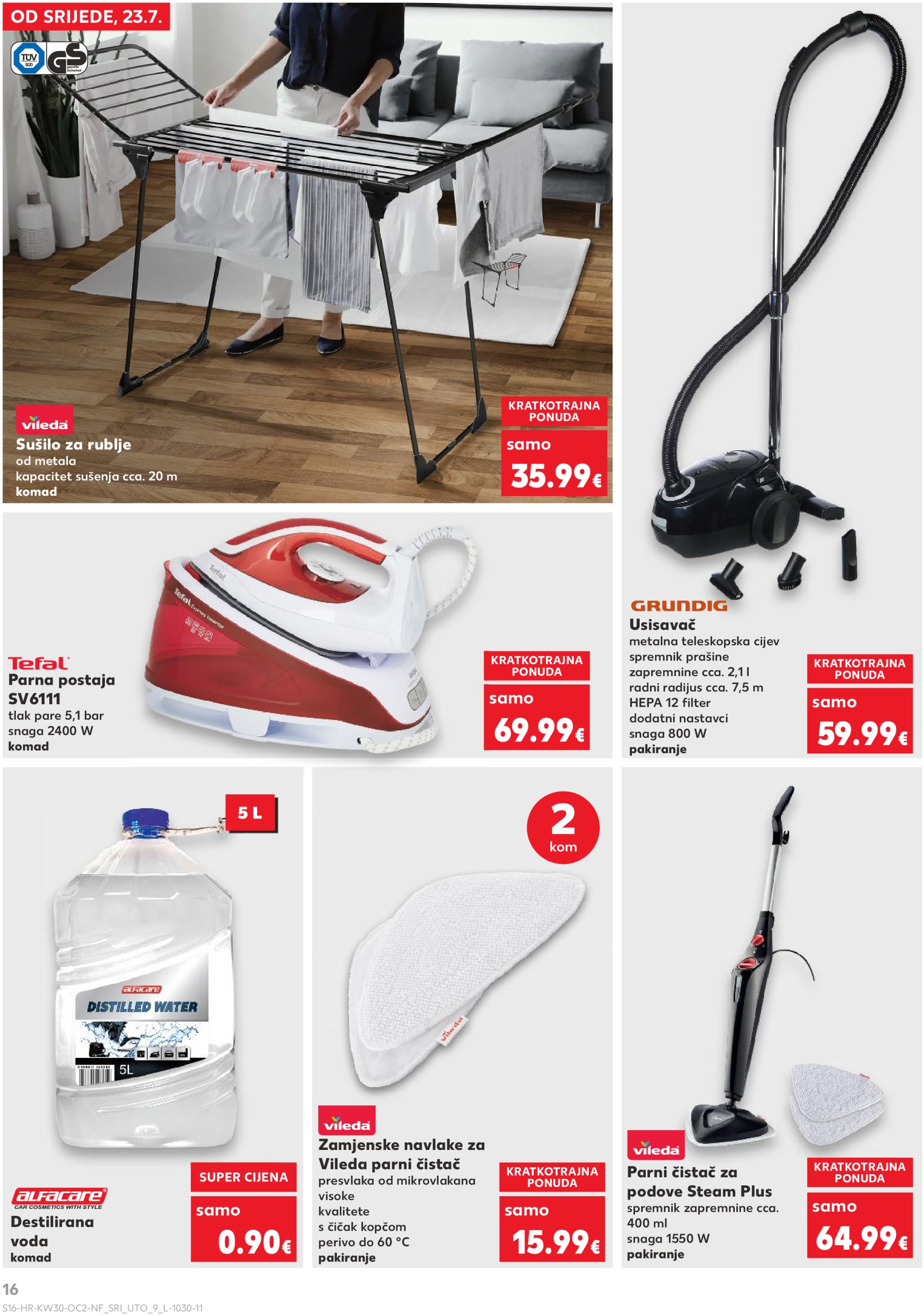 kaufland - Prelistajte katalog Kaufland - Neprehrambenih proizvoda, vrijedi od 23.07. do 29.07. - page: 16