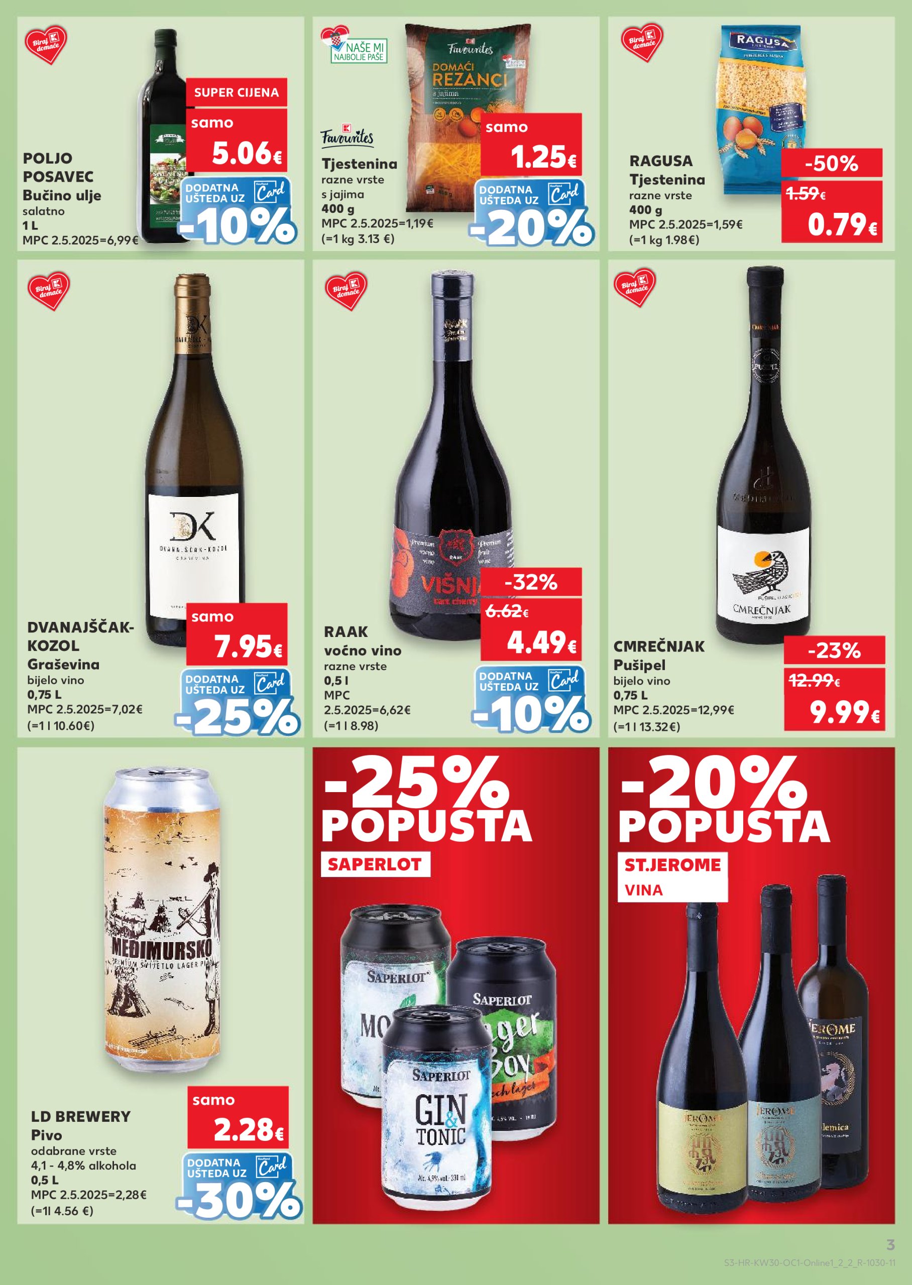 kaufland - Prelistajte katalog Kaufland - Želiš još bogatiju ponudu, vrijedi od 23.07. do 29.07. - page: 3