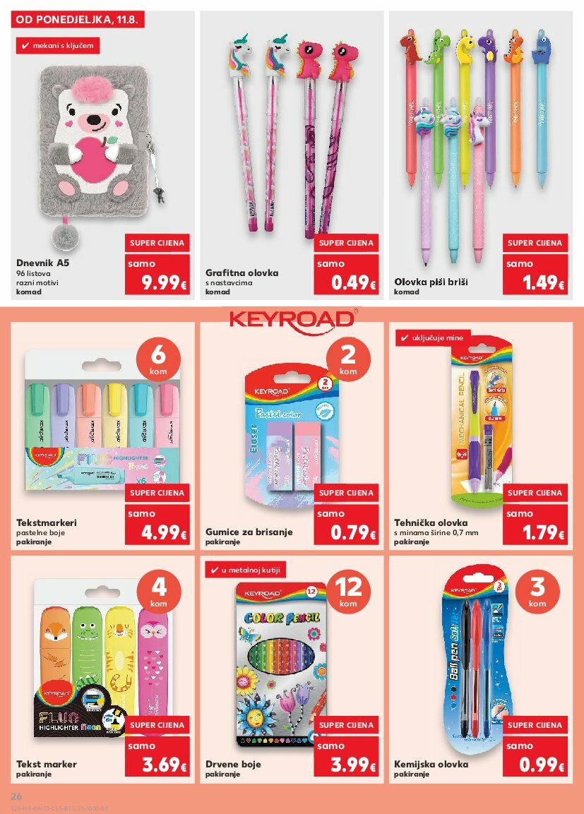 kaufland - Prelistajte katalog Kaufland - Sve za školu od A do Ž, vrijedi od 11.08. do 14.09. - page: 26