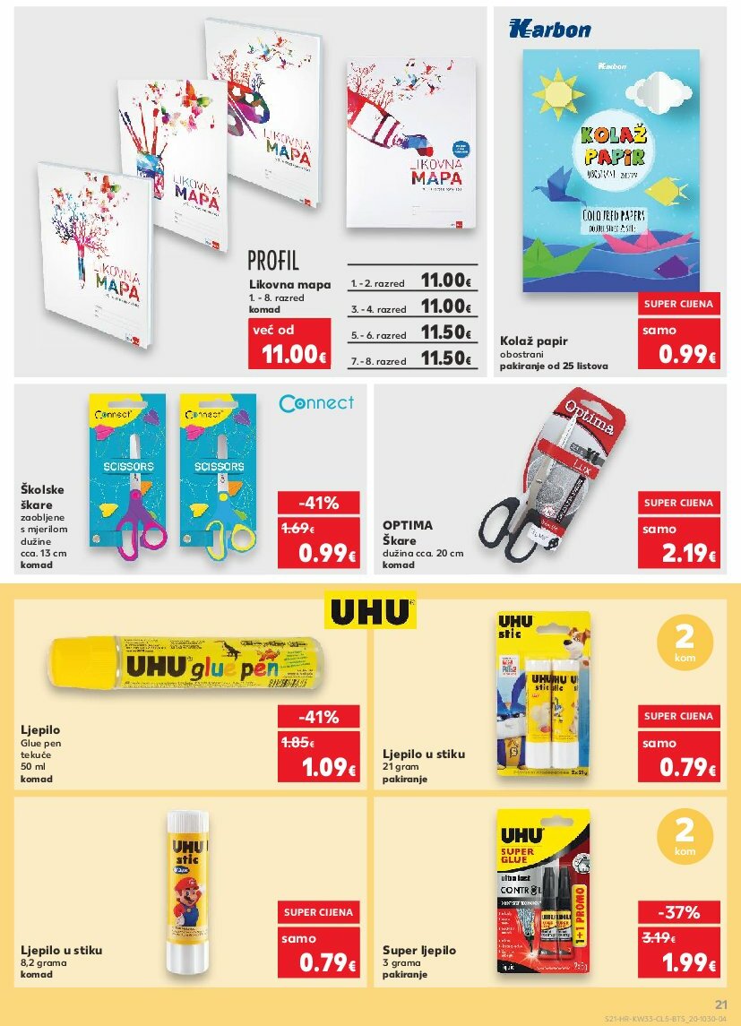 kaufland - Prelistajte katalog Kaufland - Sve za školu od A do Ž, vrijedi od 11.08. do 14.09. - page: 21