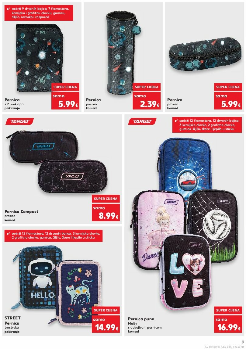 kaufland - Prelistajte katalog Kaufland - Sve za školu od A do Ž, vrijedi od 11.08. do 14.09. - page: 9