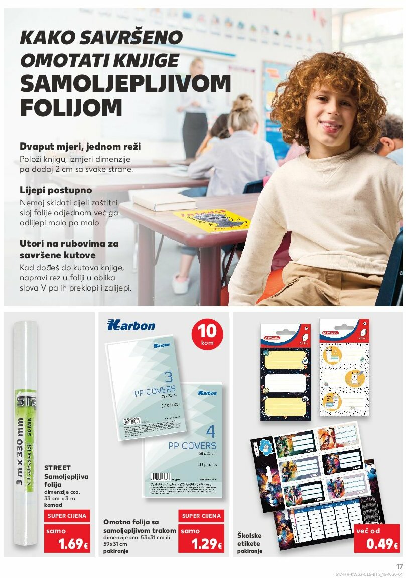 kaufland - Prelistajte katalog Kaufland - Sve za školu od A do Ž, vrijedi od 11.08. do 14.09. - page: 17