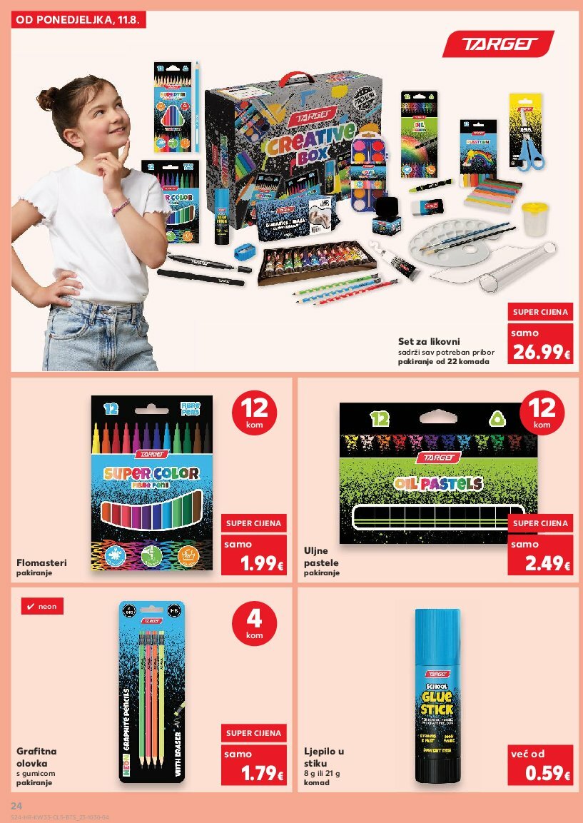 kaufland - Prelistajte katalog Kaufland - Sve za školu od A do Ž, vrijedi od 11.08. do 14.09. - page: 24