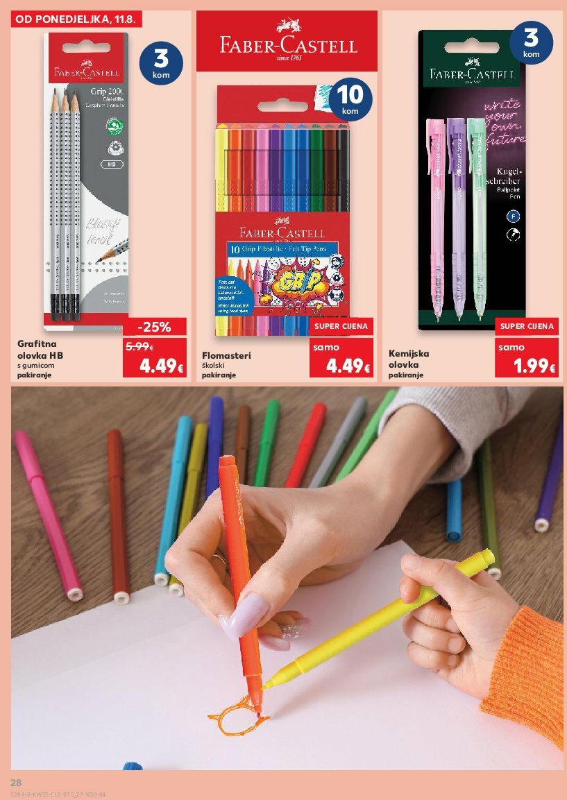 kaufland - Prelistajte katalog Kaufland - Sve za školu od A do Ž, vrijedi od 11.08. do 14.09. - page: 28