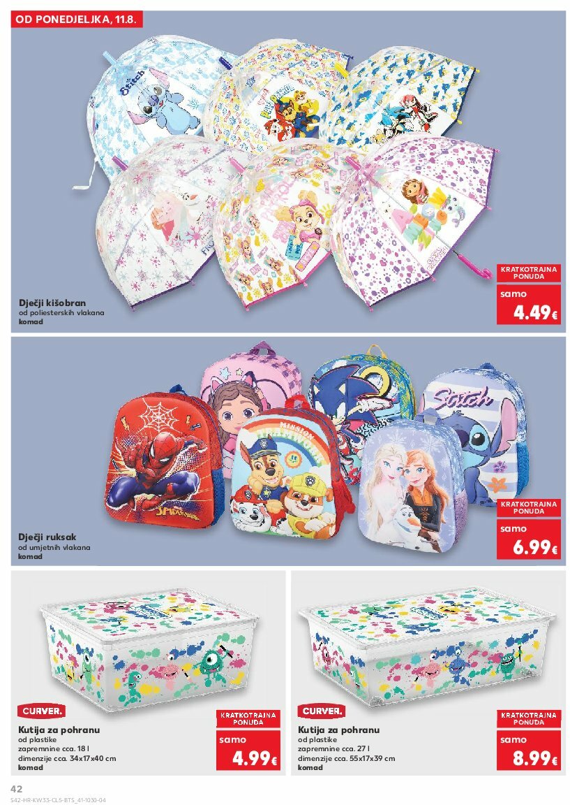 kaufland - Prelistajte katalog Kaufland - Sve za školu od A do Ž, vrijedi od 11.08. do 14.09. - page: 42