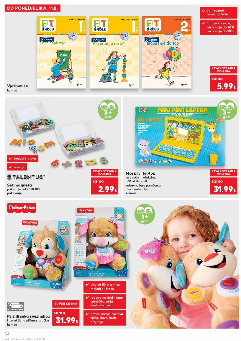 kaufland - Prelistajte katalog Kaufland - Sve za školu od A do Ž, vrijedi od 11.08. do 14.09. - page: 54