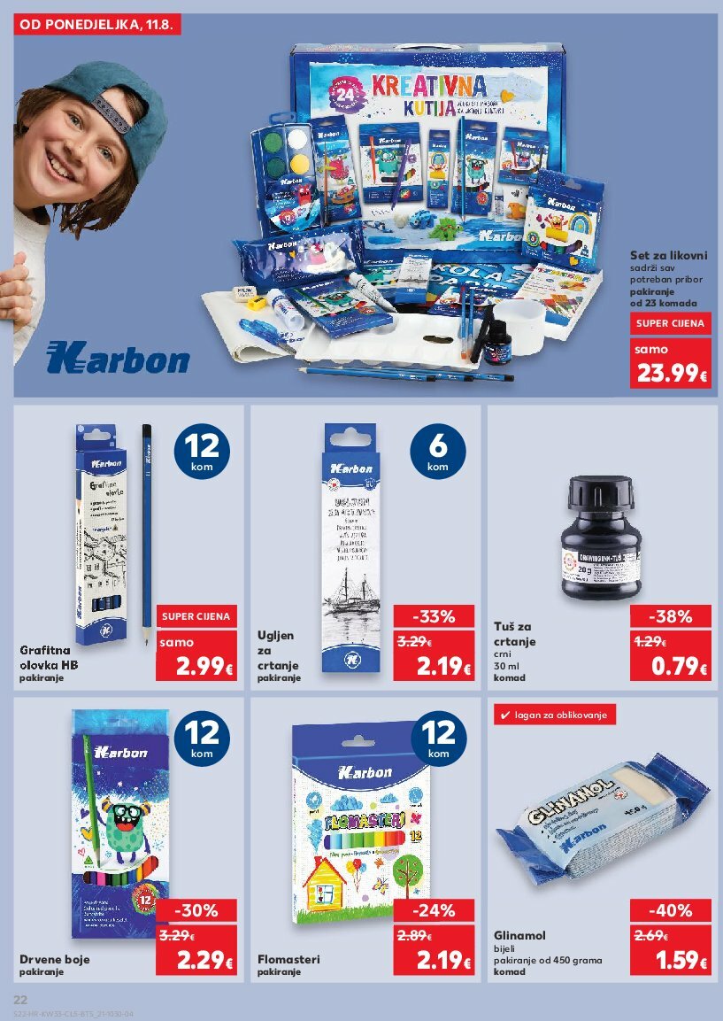 kaufland - Prelistajte katalog Kaufland - Sve za školu od A do Ž, vrijedi od 11.08. do 14.09. - page: 22