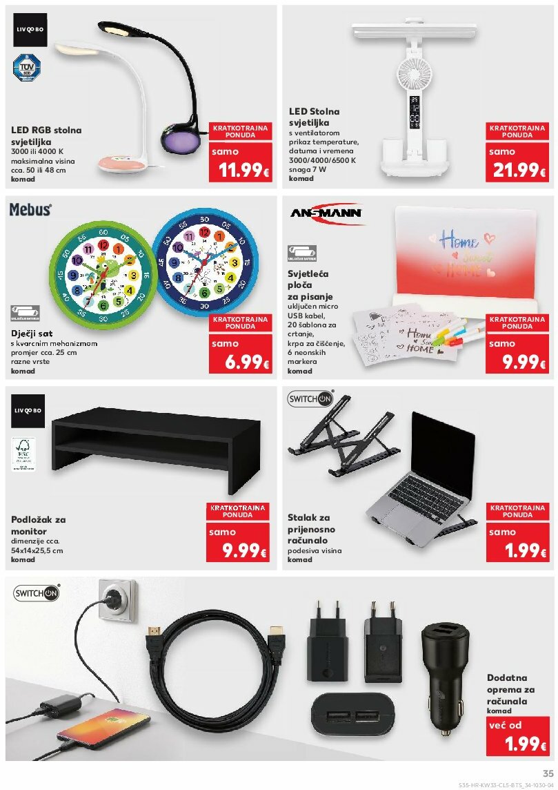 kaufland - Prelistajte katalog Kaufland - Sve za školu od A do Ž, vrijedi od 11.08. do 14.09. - page: 35