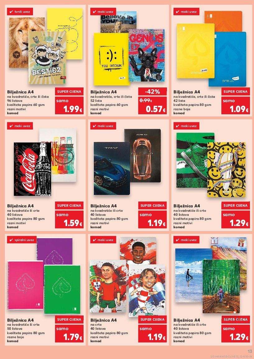 kaufland - Prelistajte katalog Kaufland - Sve za školu od A do Ž, vrijedi od 11.08. do 14.09. - page: 13