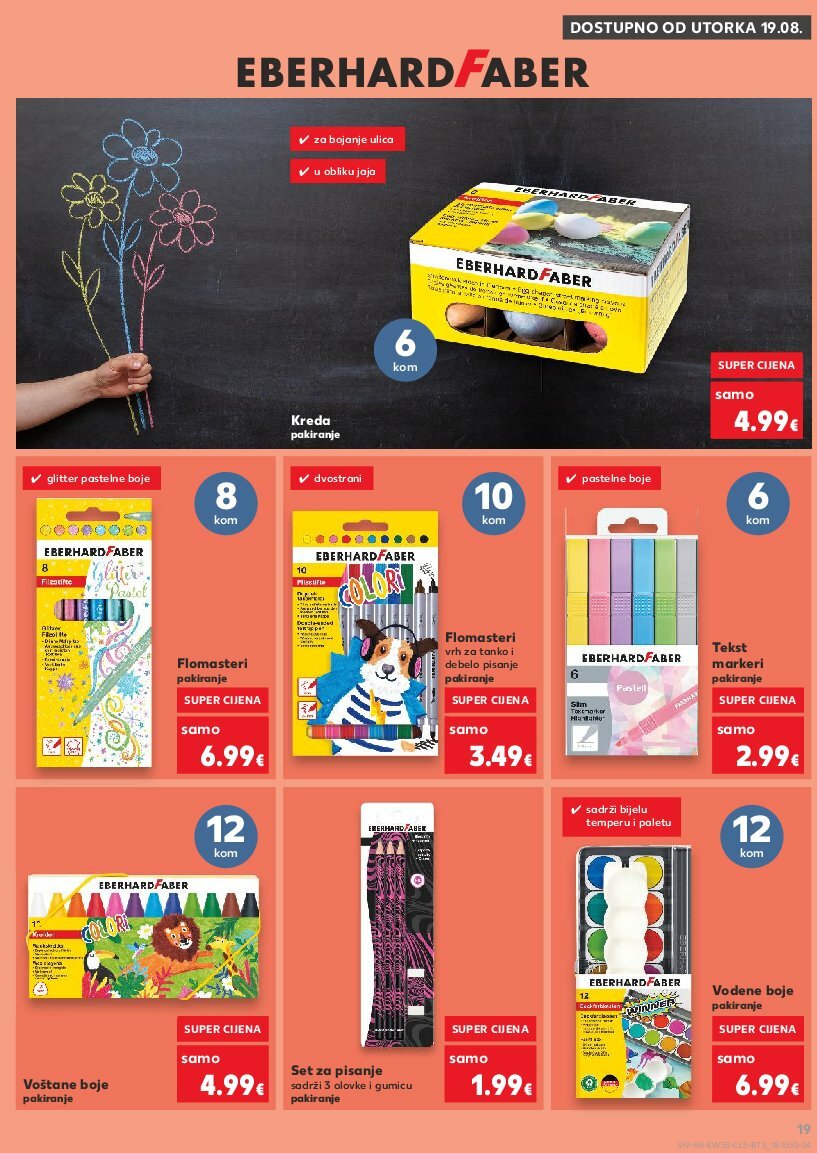 kaufland - Prelistajte katalog Kaufland - Sve za školu od A do Ž, vrijedi od 11.08. do 14.09. - page: 19