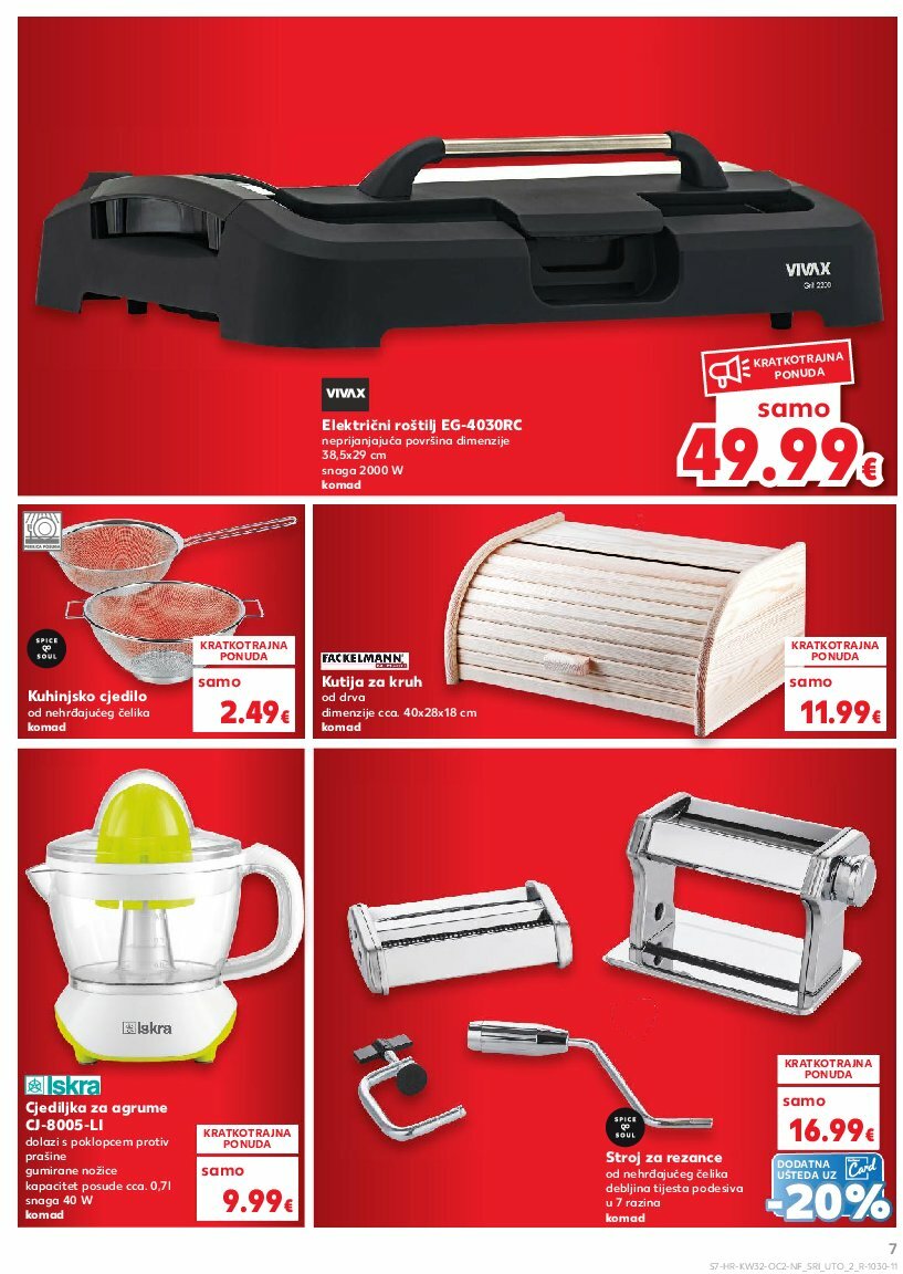 kaufland - Prelistajte katalog Kaufland - Želiš još bogatiju ponudu, vrijedi od 06.08. do 12.08. - page: 7