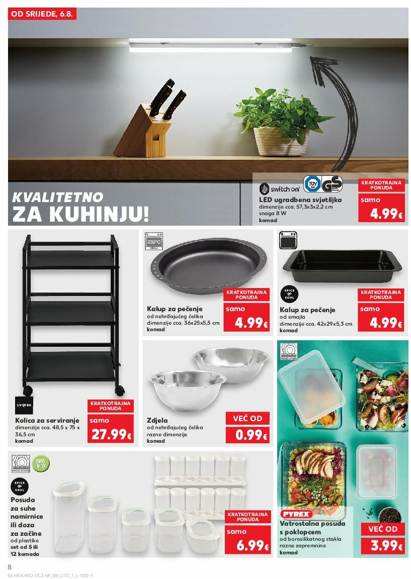 kaufland - Prelistajte katalog Kaufland - Želiš još bogatiju ponudu, vrijedi od 06.08. do 12.08. - page: 8