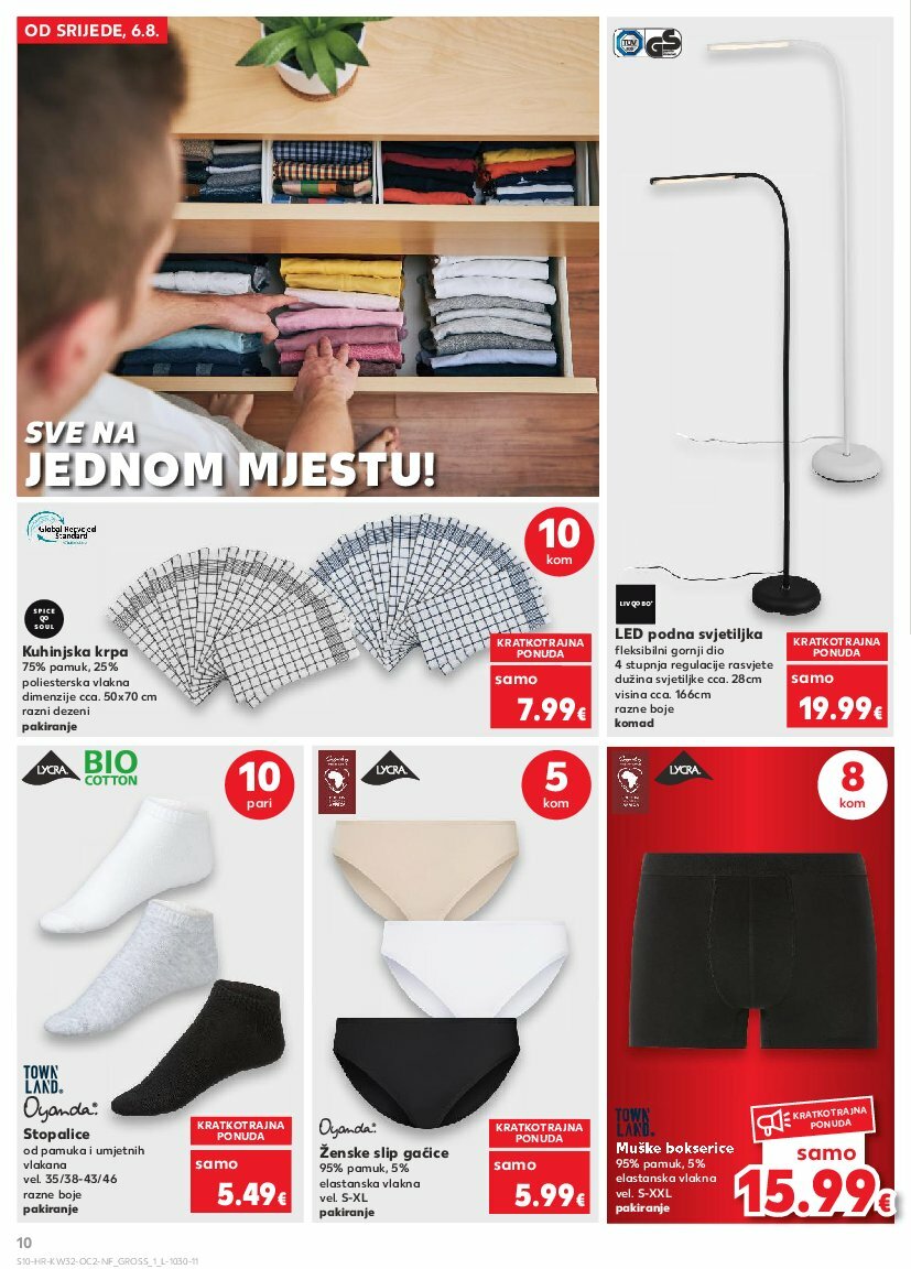 kaufland - Prelistajte katalog Kaufland - Želiš još bogatiju ponudu, vrijedi od 06.08. do 12.08. - page: 10
