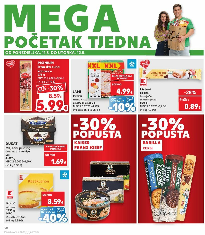 kaufland - Prelistajte katalog Kaufland, vrijedi od 06.08. do 12.08. - page: 38