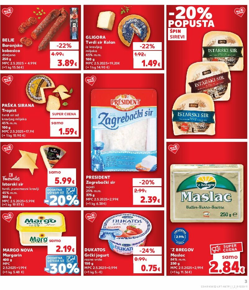 kaufland - Prelistajte katalog Kaufland, vrijedi od 06.08. do 12.08. - page: 3