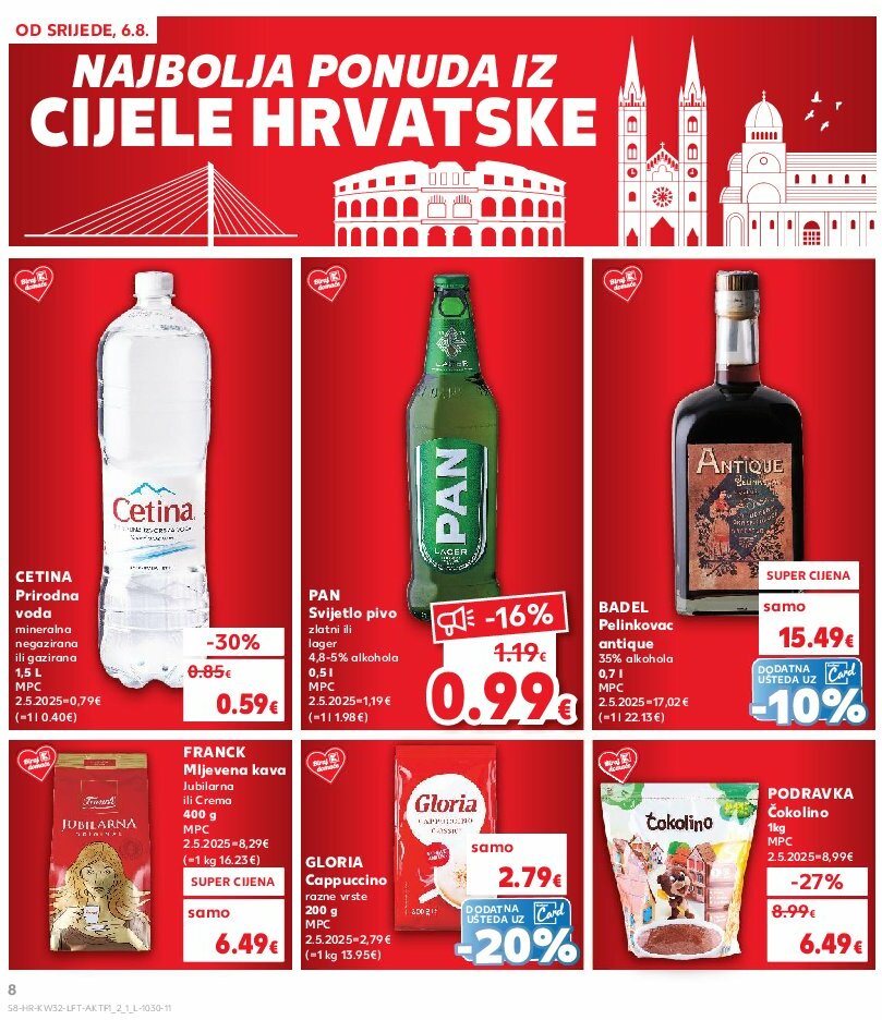 kaufland - Prelistajte katalog Kaufland, vrijedi od 06.08. do 12.08. - page: 8
