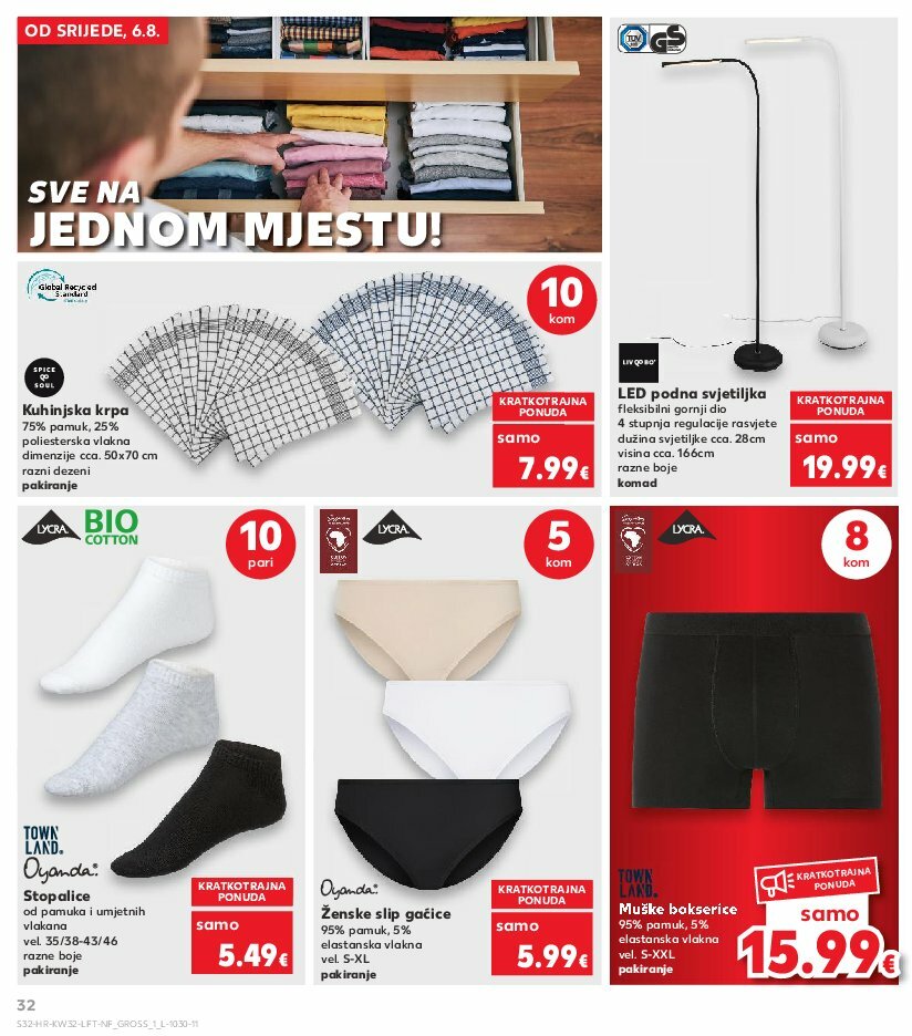 kaufland - Prelistajte katalog Kaufland, vrijedi od 06.08. do 12.08. - page: 32