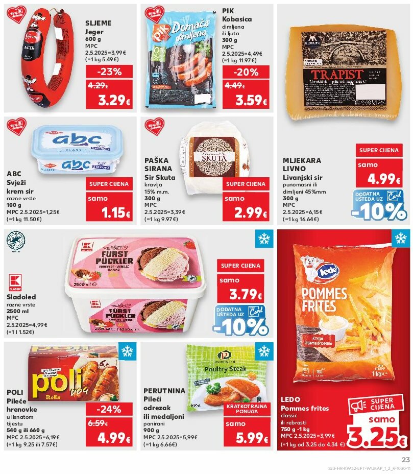 kaufland - Prelistajte katalog Kaufland, vrijedi od 06.08. do 12.08. - page: 23