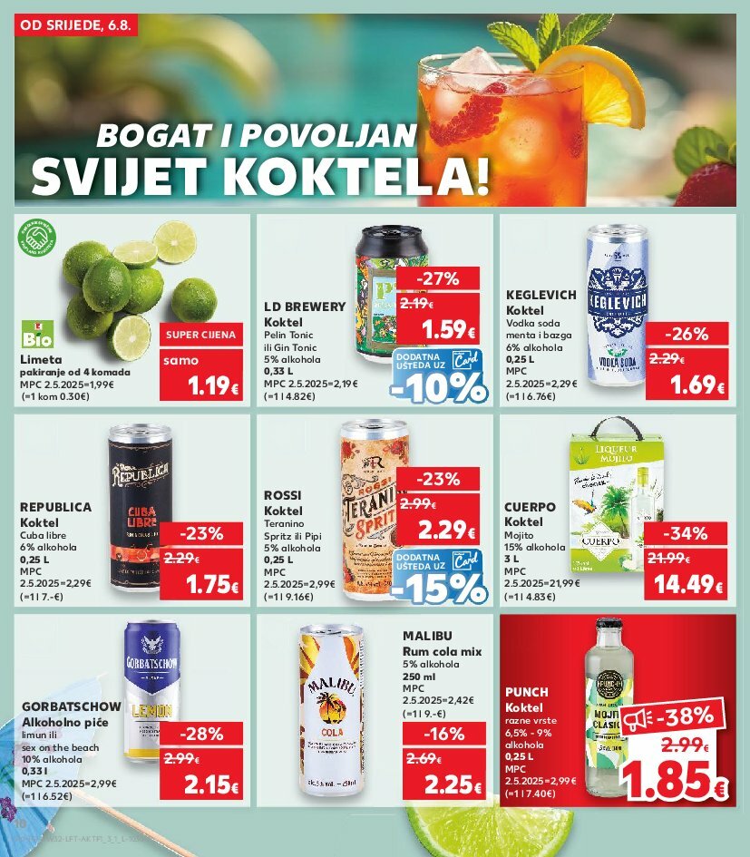 kaufland - Prelistajte katalog Kaufland, vrijedi od 06.08. do 12.08. - page: 10