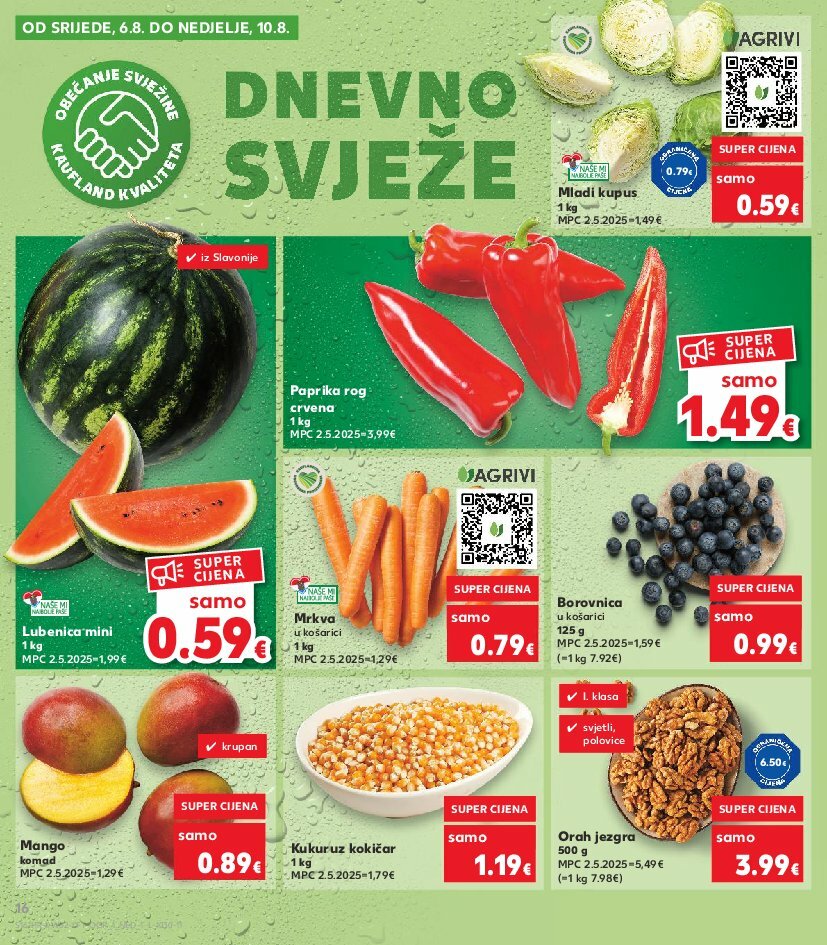 kaufland - Prelistajte katalog Kaufland, vrijedi od 06.08. do 12.08. - page: 16