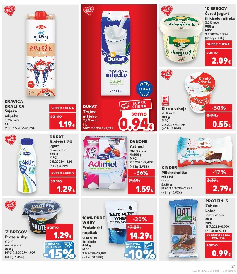 kaufland - Prelistajte katalog Kaufland, vrijedi od 06.08. do 12.08. - page: 21