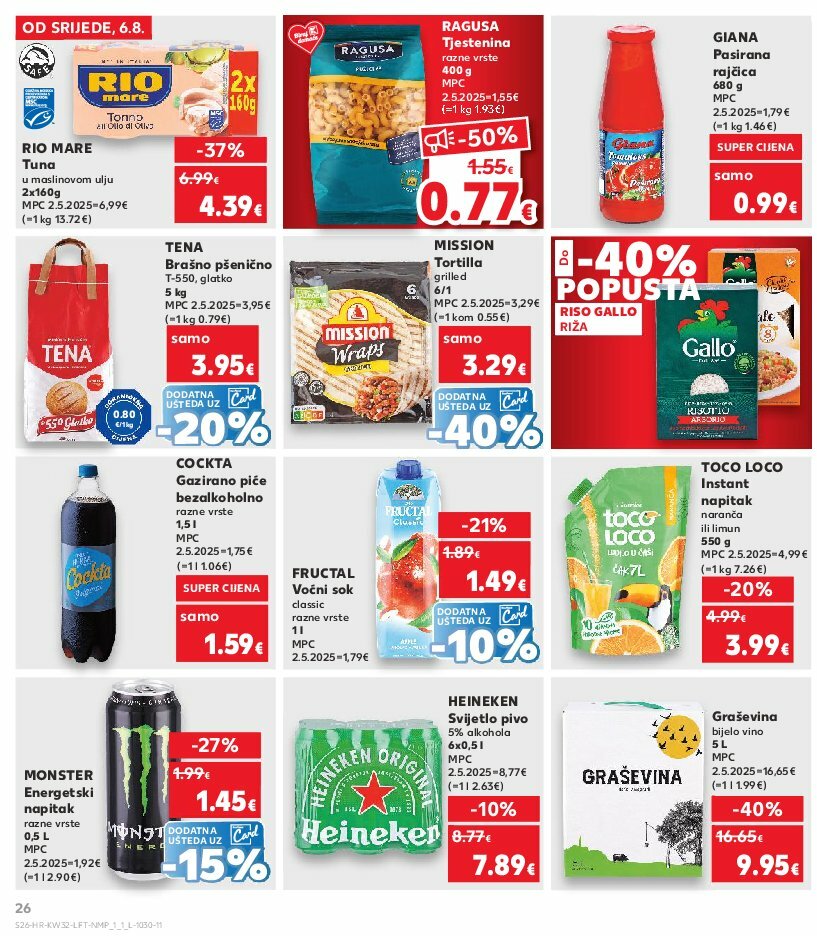 kaufland - Prelistajte katalog Kaufland, vrijedi od 06.08. do 12.08. - page: 26