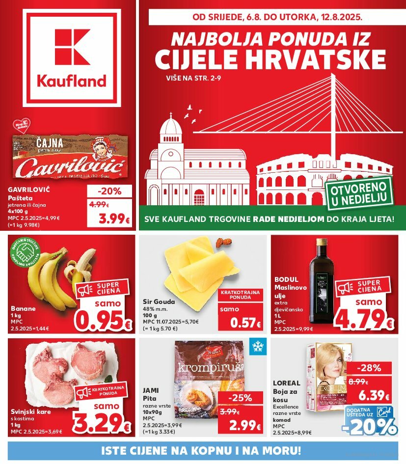 kaufland - Prelistajte katalog Kaufland, vrijedi od 06.08. do 12.08.
