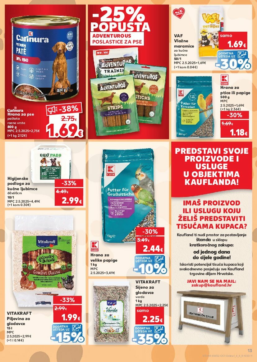 kaufland - Prelistajte katalog Kaufland - Neprehrambenih proizvoda, vrijedi od 06.08. do 12.08. - page: 13