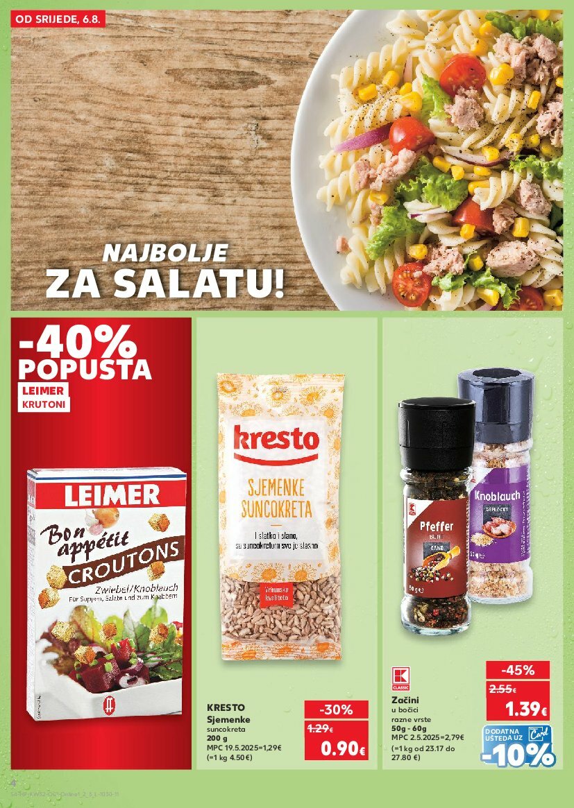 kaufland - Prelistajte katalog Kaufland - Neprehrambenih proizvoda, vrijedi od 06.08. do 12.08. - page: 4