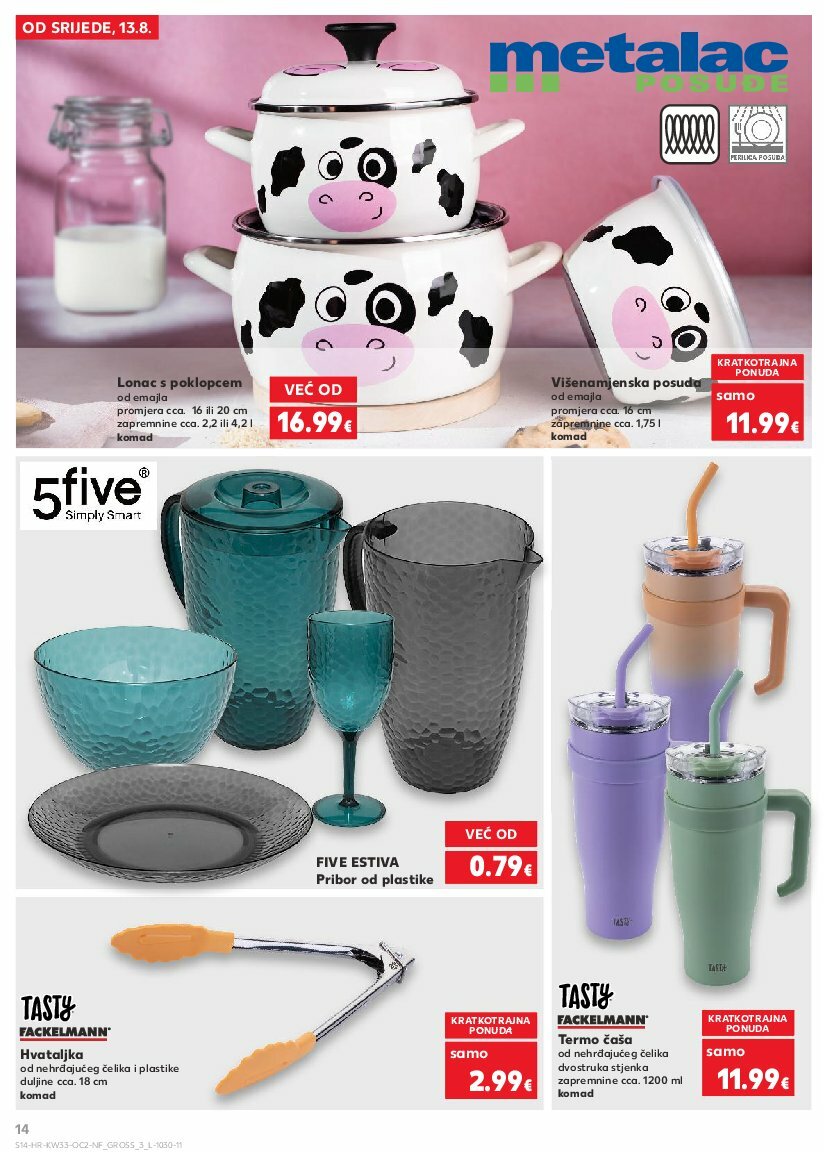 kaufland - Prelistajte katalog Kaufland - Neprehrambenih proizvoda, vrijedi od 13.08. do 19.08. - page: 14