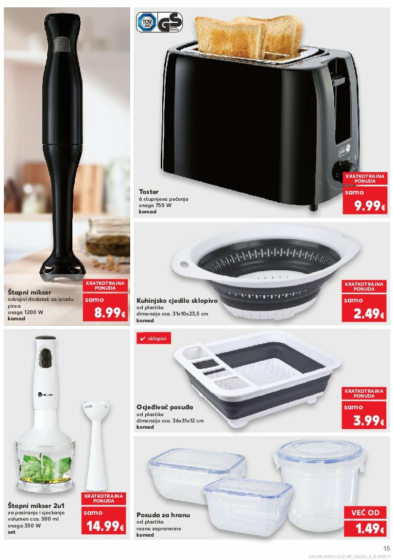 kaufland - Prelistajte katalog Kaufland - Neprehrambenih proizvoda, vrijedi od 13.08. do 19.08. - page: 15