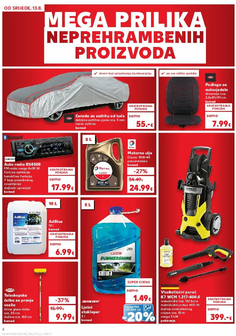 kaufland - Prelistajte katalog Kaufland - Neprehrambenih proizvoda, vrijedi od 13.08. do 19.08. - page: 4