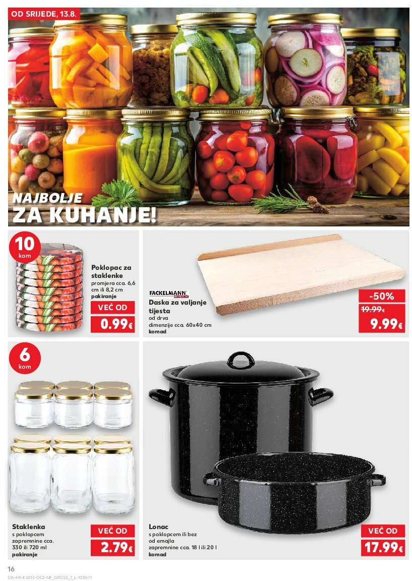kaufland - Prelistajte katalog Kaufland - Neprehrambenih proizvoda, vrijedi od 13.08. do 19.08. - page: 16